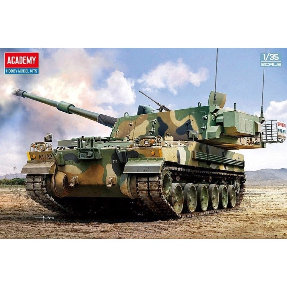 K9A1 Thunder! Academy's Awesome ROK Army Self-Propelled Howitzer in 1/35 Scale
